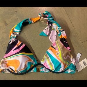 NEW TRINA TURK SWIM SIZE 10 NAZARE BIKINI TOP